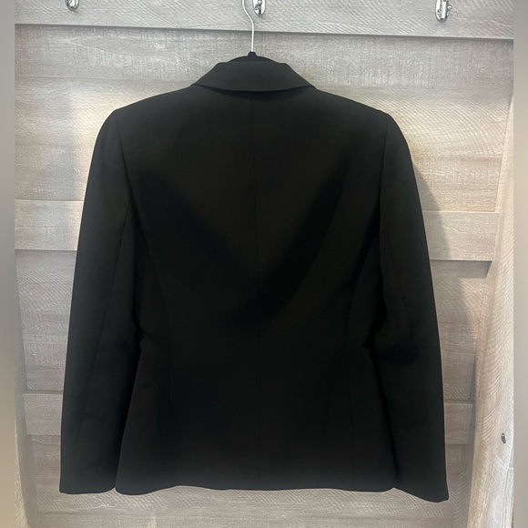 Tahari By Arthur S Levine - Womens Suit Blazer, Black, Notch Lapel, Size 2 - Picture 2 of 4